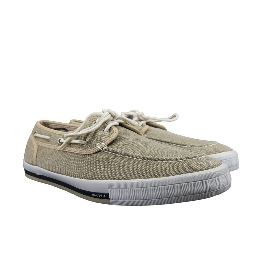 Nautica Shoes Mens 11 Boat Sneakers Moc Toe Casual Lace Up Lifestyle Spinnaker
